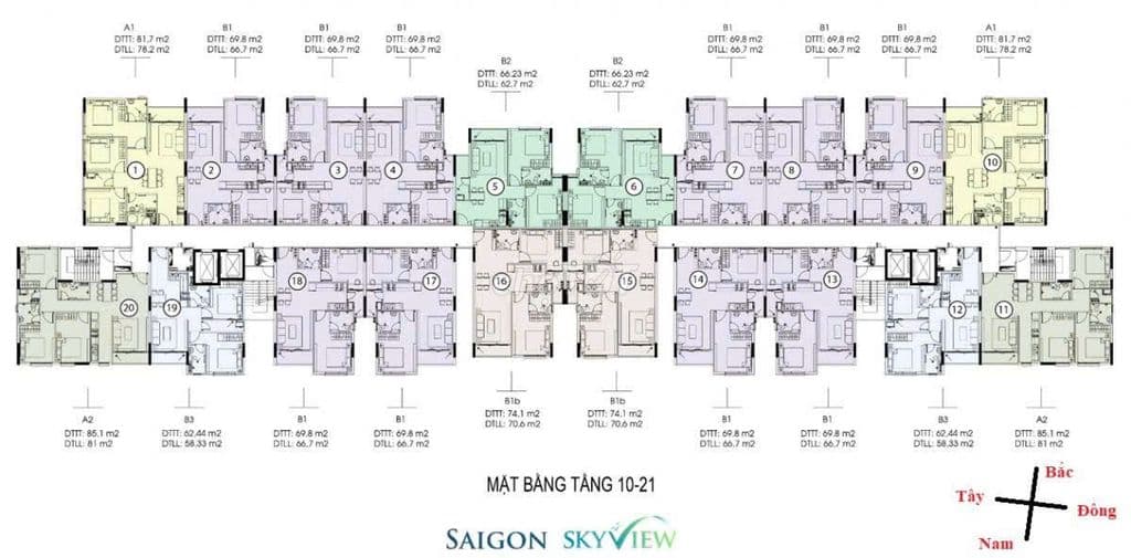 Căn hộ 63m2 (Sài Gòn KyView), 2PN, đối diện Bến xe Quận 8, P.6 - Ảnh 3