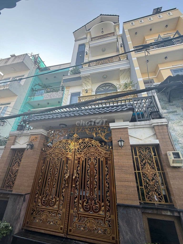 Biệt thự cao tầng Q8, 4 tầng, ngang khủng 5.6 x 14, 5PN5WC, 9.xx tỷ