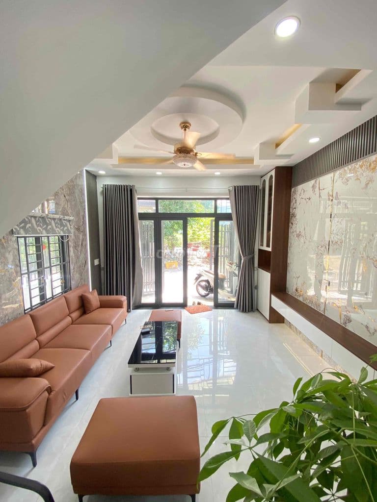 Nhà 1/ Hà Huy Giáp 6x12m góc 2 mặt tiền đường ô tô tới nhà - Ảnh 2
