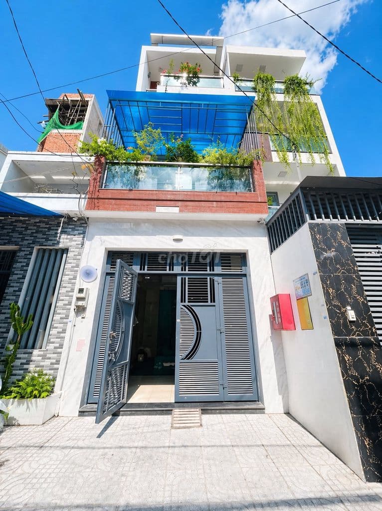 NHÀ MỚI ĐẸP HXH –80M² 4 TẦNG 5PN FULL NỘI THẤT GIÁ NHỈNH 9 TL