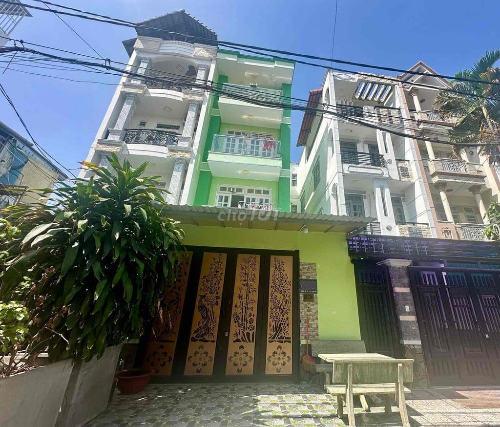hẻm xe tải 12m Nguyễn Văn Khối, nhà mới đẹp, 85m2, 4 tầng đúc, 10,3T