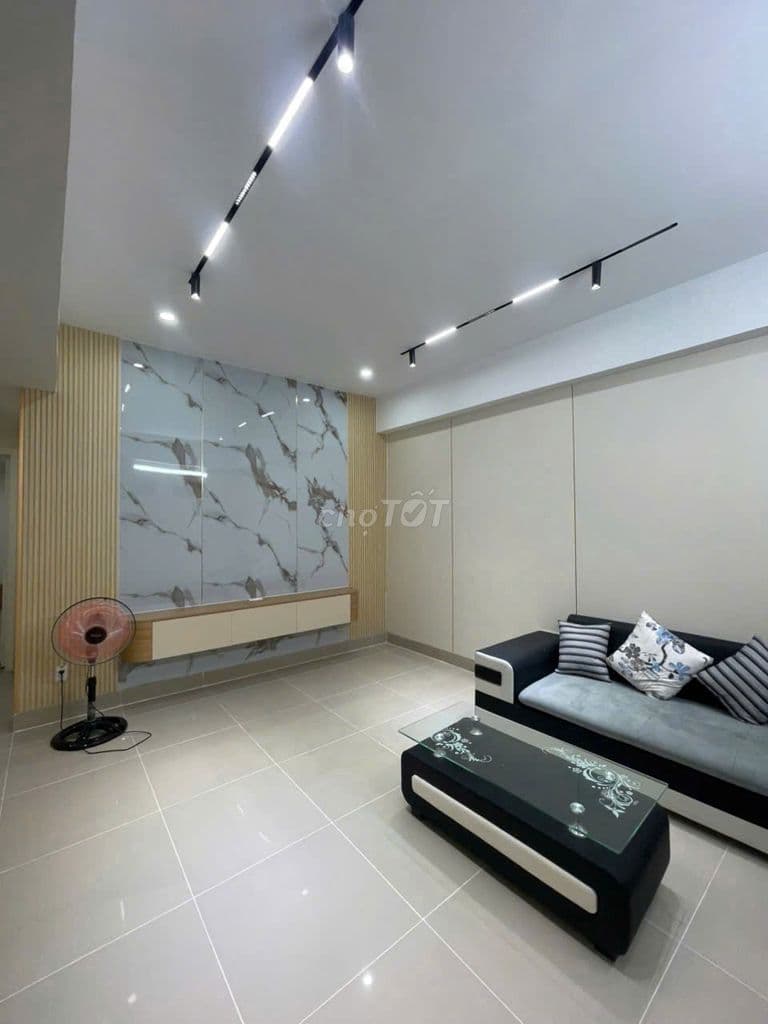 Bán Căn 2PN Full N.Thất 61,5m2 Lầu Cao C.Cư 1050 Phan Chu Trinh P12 BT - Ảnh 2