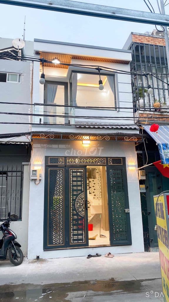 nhà hẻm xe hơi Q7 lô nhì htp sổ chubg mua bán vi bằng