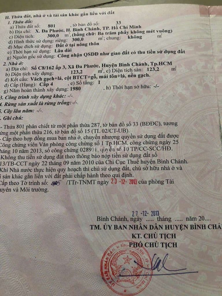 cần bán đất Bình Chánh - Ảnh 2