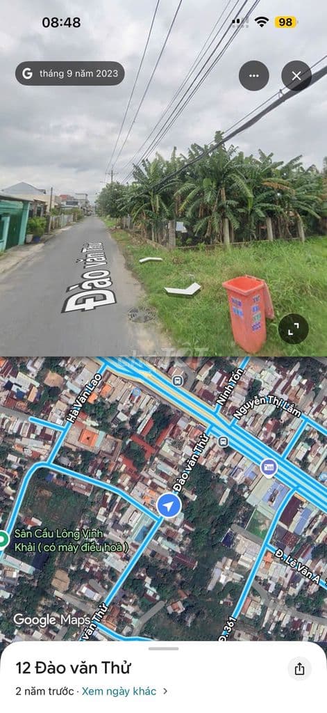 Bán lỗ đất ngộp 114m2 tại đường Đào Văn Thử Tân An Hội giá chỉ 820tr