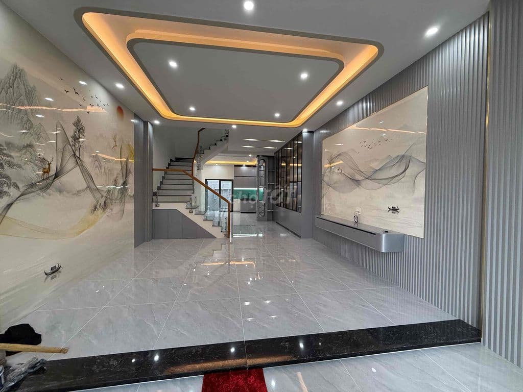 nhà mới xây 4 tấm/đường Nguyễn thị sóc vào 150m/gần trường cấp 3 BĐ - Ảnh 2