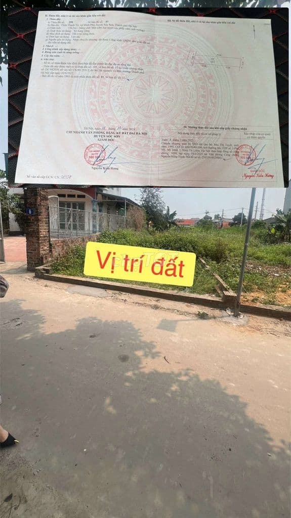 Còn 1 lô *** Giá Rẻ. Tại Thanh Trí Minh phú Sóc Sơn Hà Nội - Ảnh 3