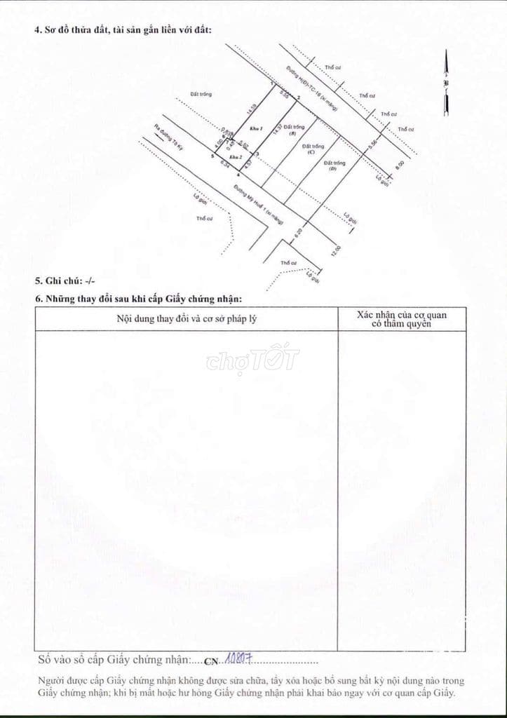ĐẤT 2 MẶT TIỀN SẸC NGẮN TÔ KÝ,DT:109m2, SỔ HỒNG RIÊNG, CHỈ 4.5 TỶ - Ảnh 2