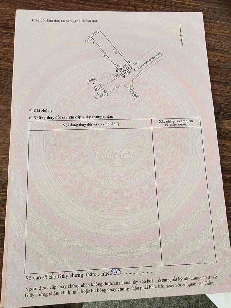Cần Bán Lô Đất Thổ Cư Mặt Tiền Nhựa Bà Điểm Kênh T1 Giá Hợp Lý - Ảnh 3