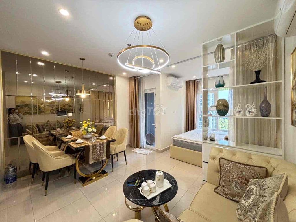 Bán căn Studio full nội thất view thoáng hồ bơi đã có SHR - Ảnh 2