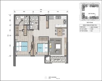 Căn 2PN view sông 7tỷ2 dự án Victoria Village - Ảnh 2