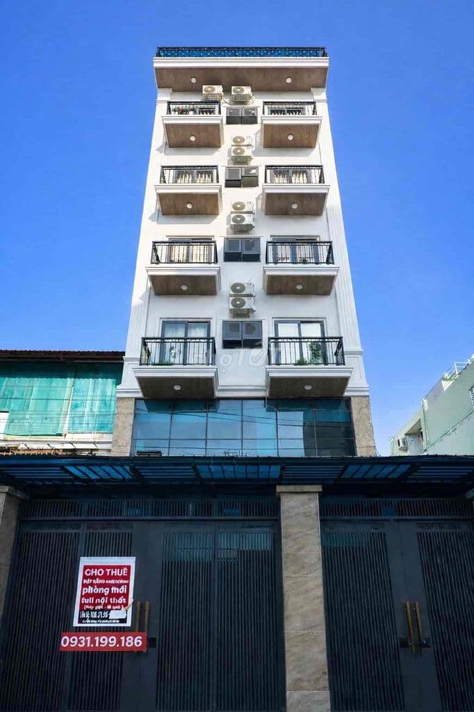 CHDV mặt Tiền Kinh Doanh .P9(7mx25)6 lầu 180tr/T giá 36tỷ TL