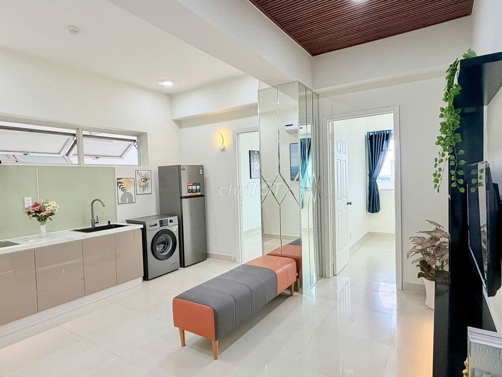 Căn hộ Thái Sơn 50m2 (2pn1wc) nhà mới, nội thất, sổ hồng sẵn - Ảnh 2