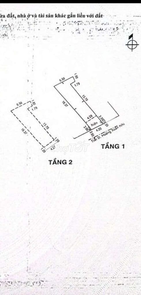 BÁN NHÀ MẶT TIỀN KINH DOANH ĐƯỜNG HOÀNG XUÂN NHỊ, GIÁP QUẬN 11, T.BÌNH - Ảnh 3