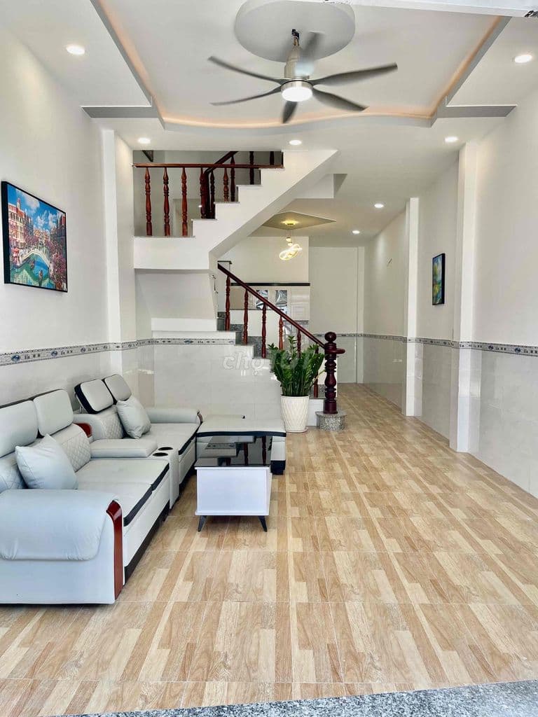 nhà thạnh xuân Q12 1 trệt 1 lầu 50m2 hẻm xe hơi - Ảnh 2