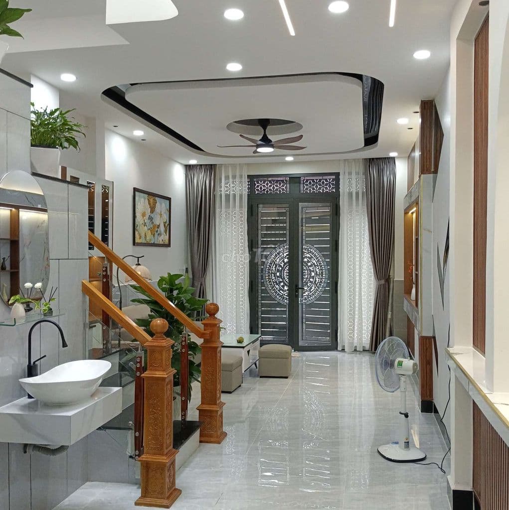 NHÀ HIỆN ĐẠI LUXURY 3PN Hẻm Ô Tô, khu Tên Lửa, SHR 56m2 - Ảnh 2
