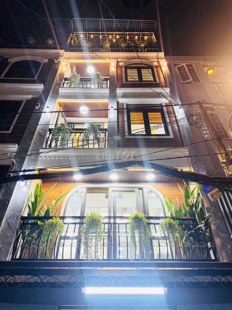 🌈💥 NHÀ ĐẸP 5 TẦNG KHU DÂN CƯ VIP PHAN HUY ÍCH P AN HỘI TÂY (P.12 GÒ V