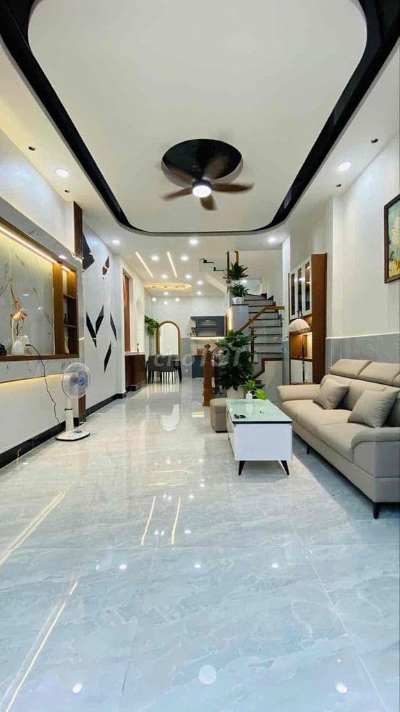 NHÀ MỚI LÊ ĐÌNH CẨN, 56M2 (4x14), HẺM 8M, 3PN 3WC, SỔ MỚI 2026 GIÁ 5.x - Ảnh 3