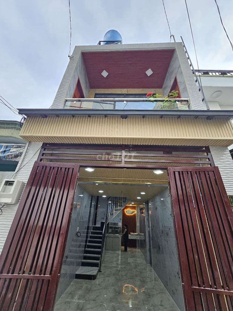 Giản 200tr Căn nhà mới hẻm trục ngắn hơn 3m đẹp ngay trường học