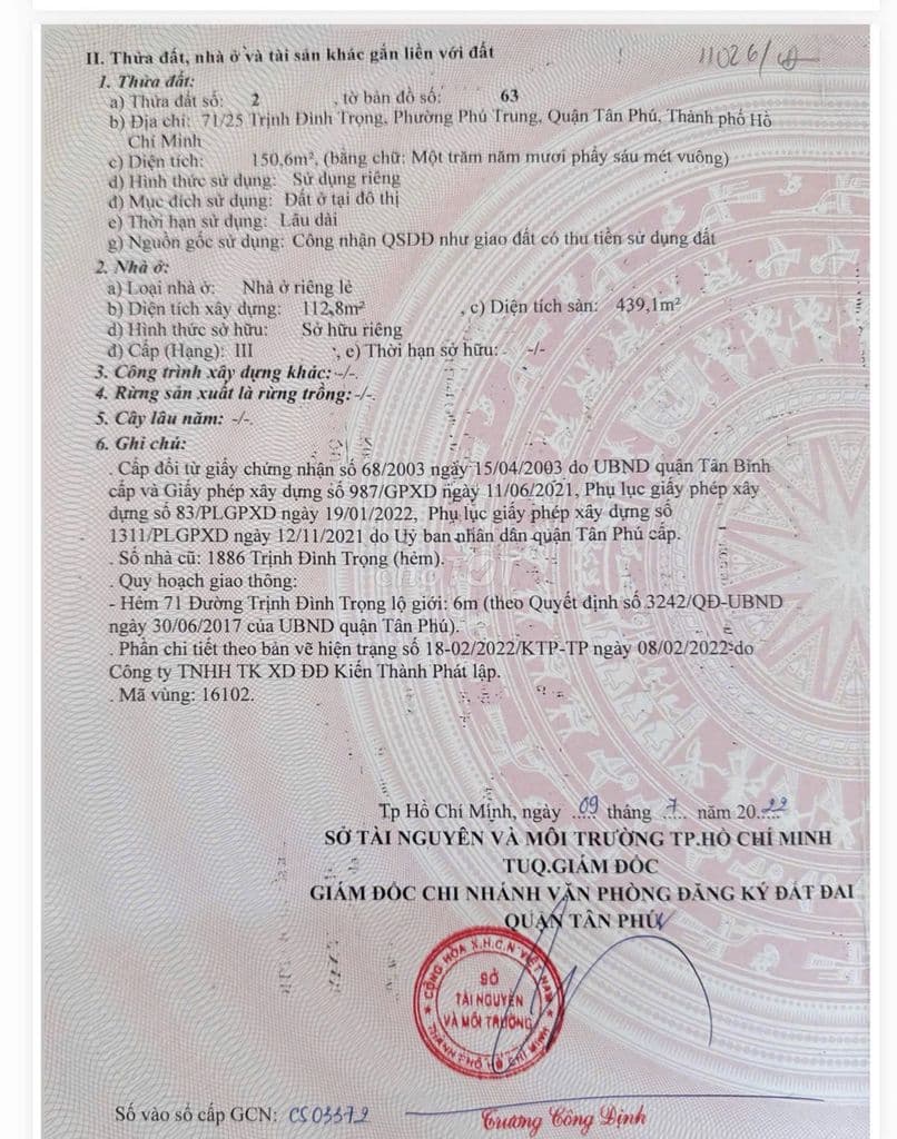 Bán CHDV thang máy 17 phòng – dòng tiền 75tr/th – Tân Phú