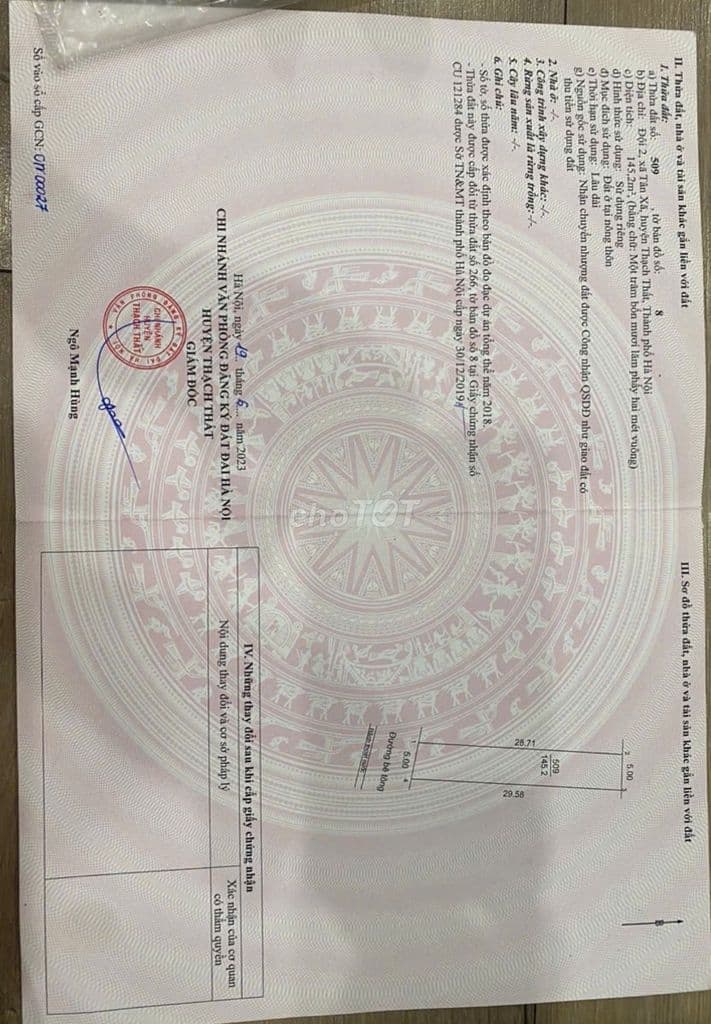 Bán đất đẹp gần khu CNC HOÀ LẠC - Ảnh 3