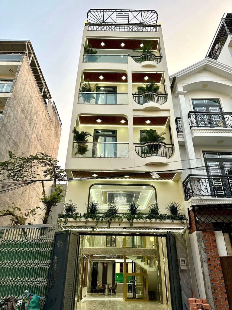 Siêu phẩm Thang máy 5,5x16m 1lững 3 lầu đường 12m khu Vip Trần Thị Năm