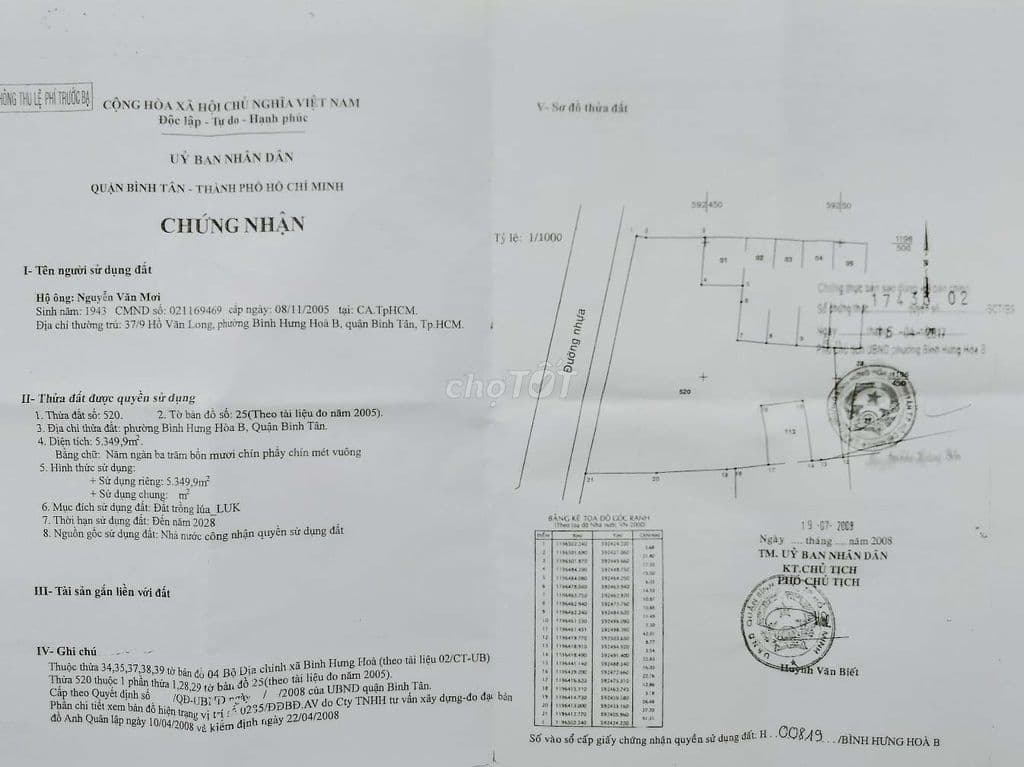 bán đất nền khu dân cư Bình Tân - Ảnh 3