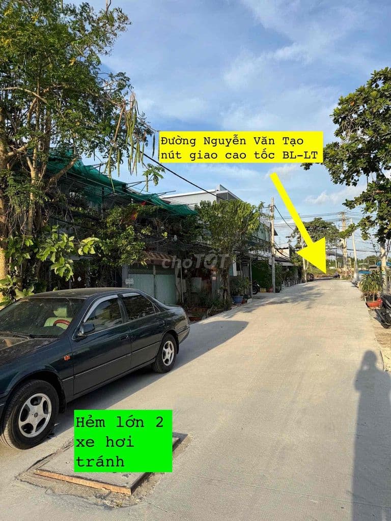 Đất hẻm 154 Nguyễn Văn Tạo, Nhà Bè cao tốc BL-LT - Ảnh 2