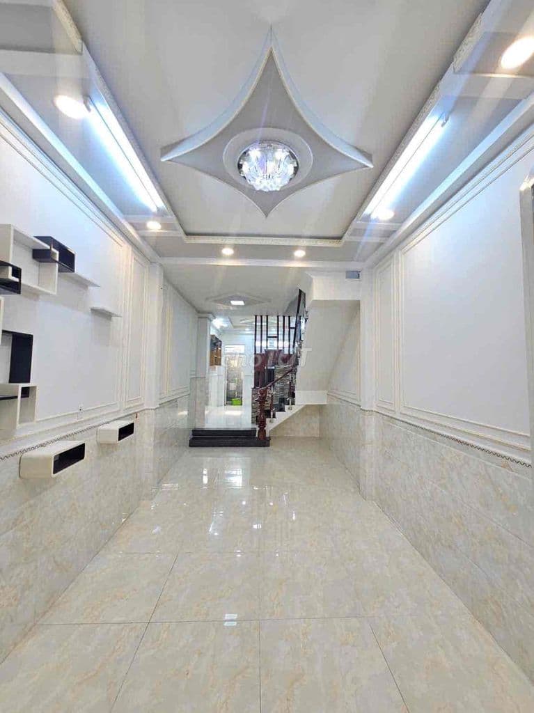 Bán Nhà Khu Đồng Bộ An Dương Vương 1 trệt 2 lầu sân thươnng - Ảnh 2