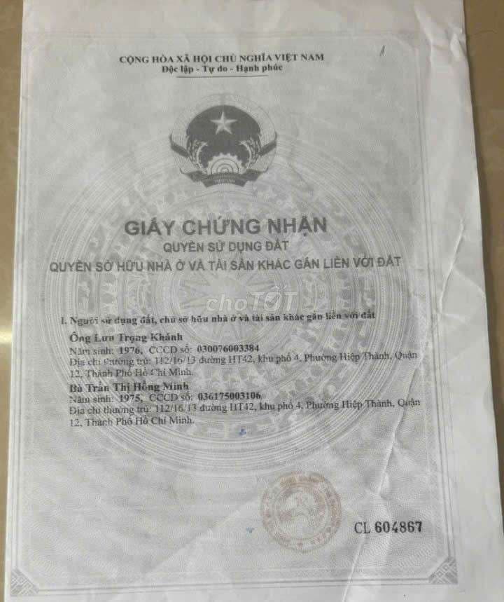 Nhà Sau Căn Mặt tiền. đúc 1 lầu 2 phòng ngủ