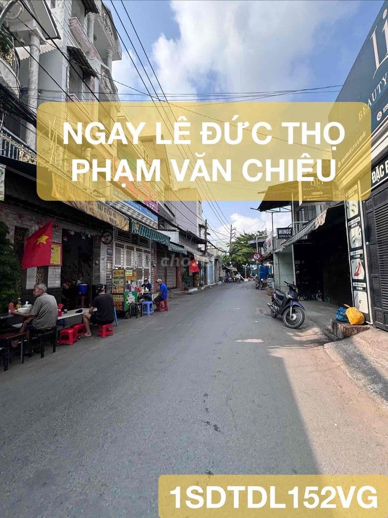 Nhà 3 tầng BTCT, 3 căn ra mặt tiền đường, Lê Đức Thọ, Phạm Văn Chiêu - Ảnh 2