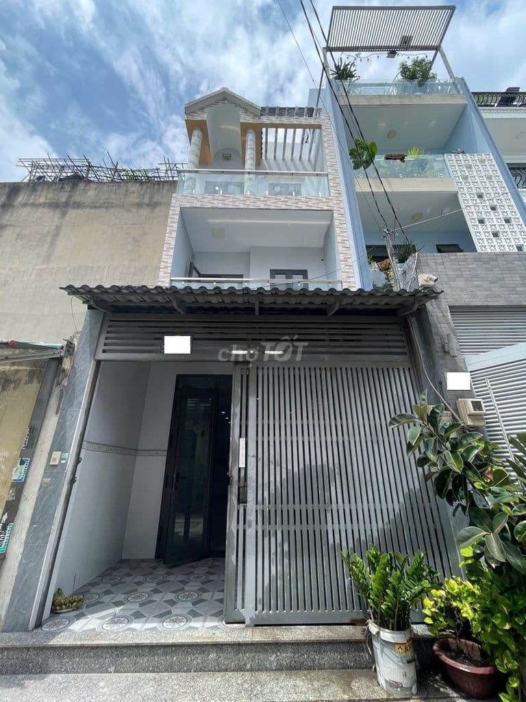 NHÀ 4 TẦNG- NGAY NGÃ TƯ GÒ MÂY, BÌNH TÂN - HẺM XE TẢI THÔNG - 4.X T