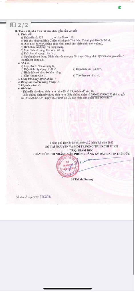 NHÀ 56 m2 khu phố 4 ĐƯỜNG 5 BÌNH CHIỂU thủ đuc - Ảnh 2