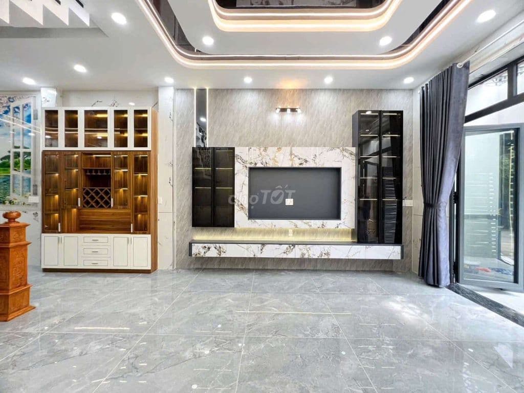 Bán nhà xây mới 5x15m đúc 1trệt 3 lầu hẻm 6m Lê Văn Khương - Ảnh 3