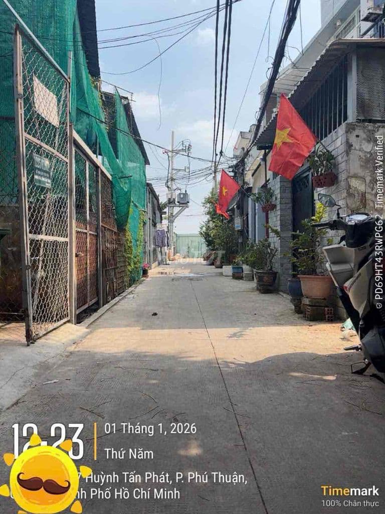 BÁN ĐẤT -TẶNG DÃY TRỌ -HUỲNH TẤN PHÁT(5.5❌20) hiện hữu - Ảnh 2