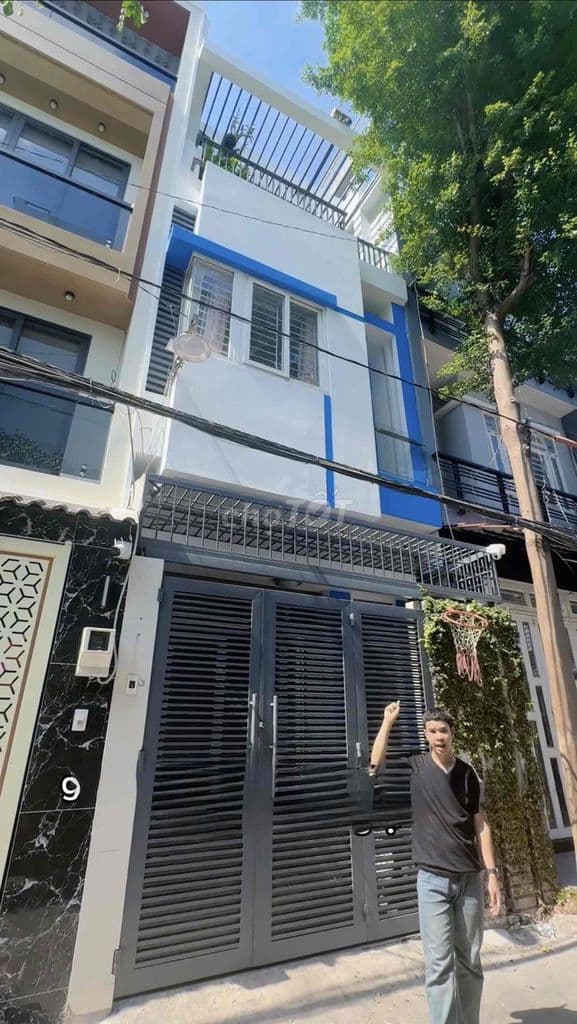 Bán nhà Gò Dầu-Tân Phú 80m2 3Tầng 4PN •hẻm oto vào nhà