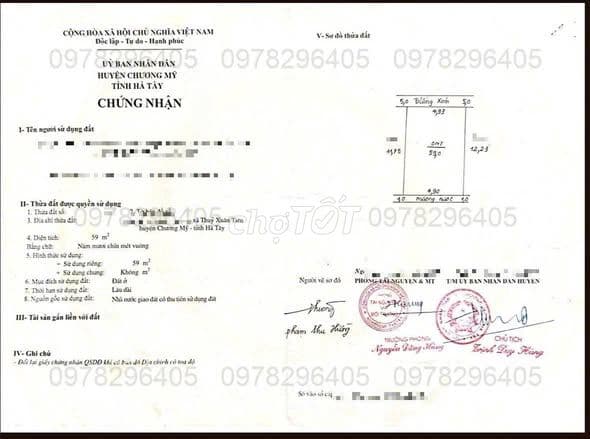 bán đất 59m² xã thủy xuân tiên mặt trục kinh doanh - Ảnh 2