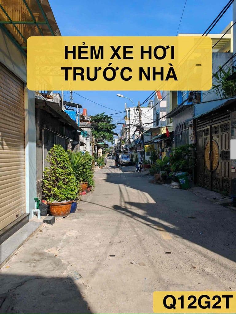 NHÀ 2 TẦNG NỞ HẬU Q12 HẺM XE HƠI TỚI CỬA CHỈ 2.1 TỶ CÒN THƯƠNG LƯỢNG - Ảnh 2