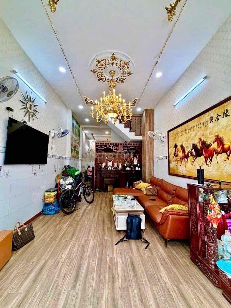 Giá 5.85 tỷ TL - 52m2 - 1 trệt 3 lầu st 6PN 7WC HXH Bình Trị Đông - Ảnh 2