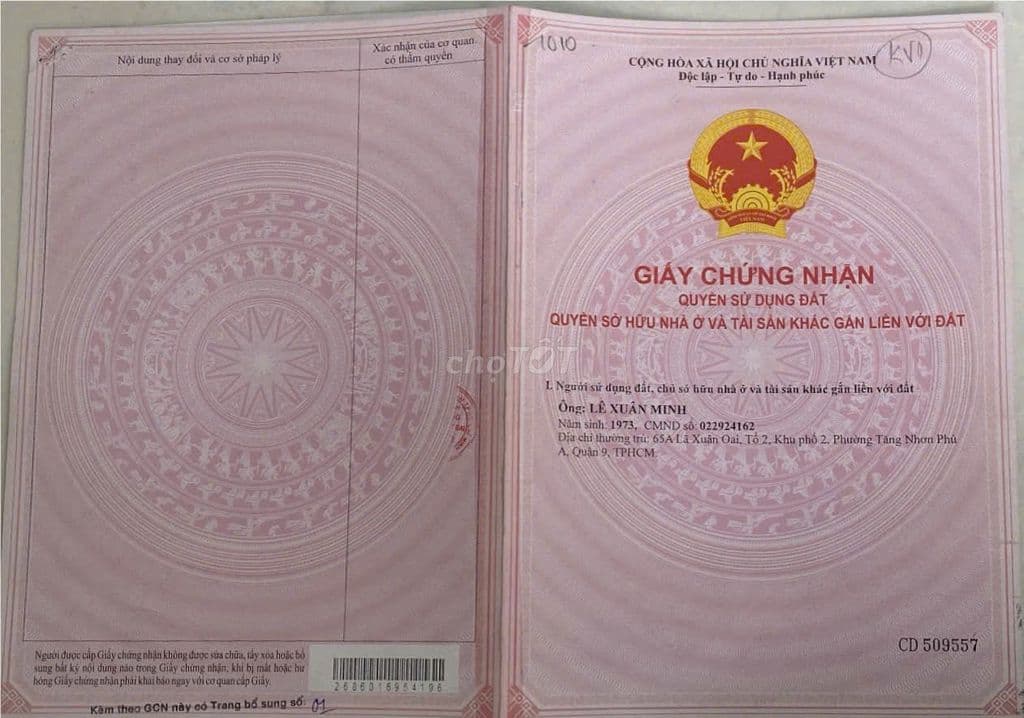cần bán MT Nguyễn Duy Trinh DT: 8 X 20 DTCN 160 M2 GIÁ 23 TỶ 500