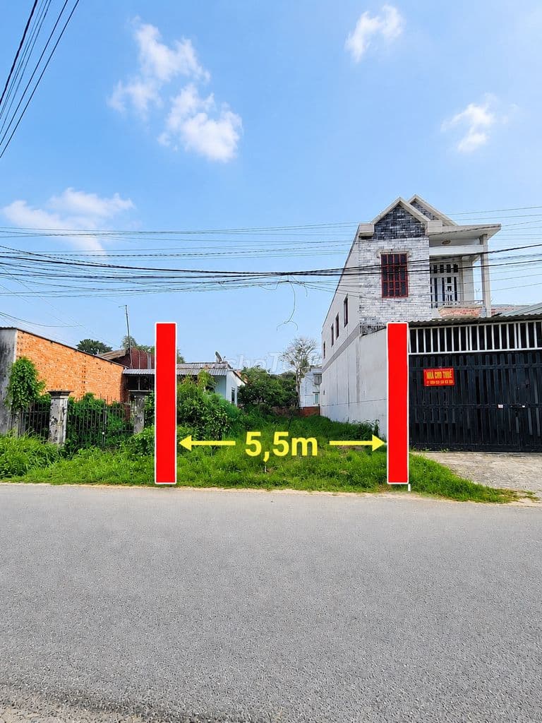 Cần tiền - Bán lô đất mặt tiền đường nhựa, 140m² (5,5x26). SHR