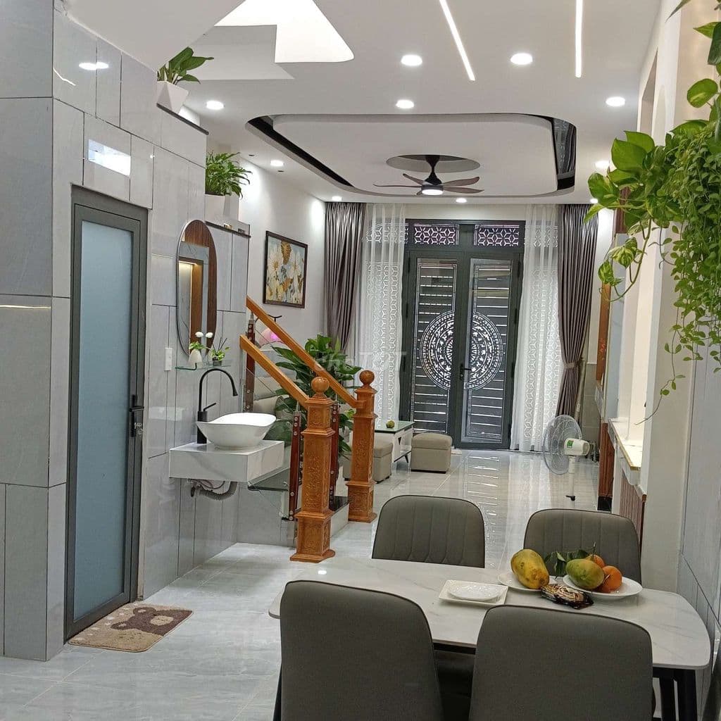 NHÀ HIỆN ĐẠI LUXURY 3PN Hẻm Ô Tô, khu Tên Lửa, SHR 56m2