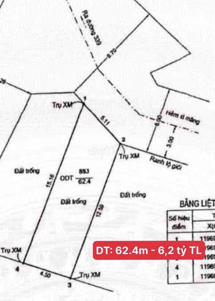 5 NỀN F0 - HẺM 12 NGAY CHỢ ĐƯỜNG 339 ĐỖ XUÂN HỢP - Ảnh 3