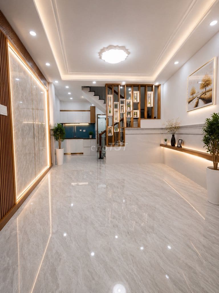 Nhà Mới Gần Bệnh Viện Quận 12 4x7,2m 2pn, 2wc Có Giấy Phép Xây Dựng