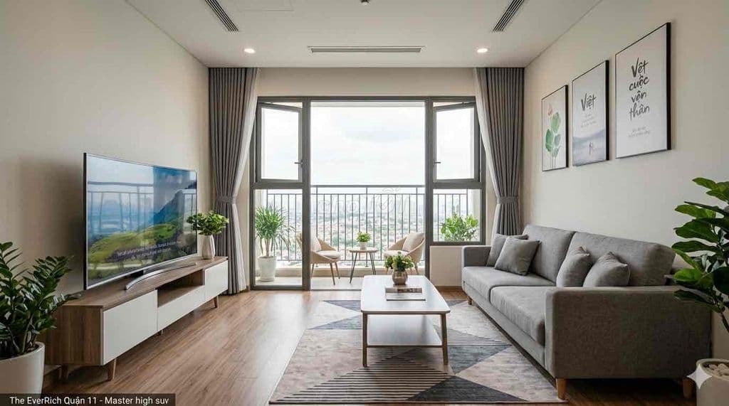 Bán CH 2PN+ 110m2 CC EVERICH Lê Đại Hành, nhà còn mới tiện ở gđình - Ảnh 3