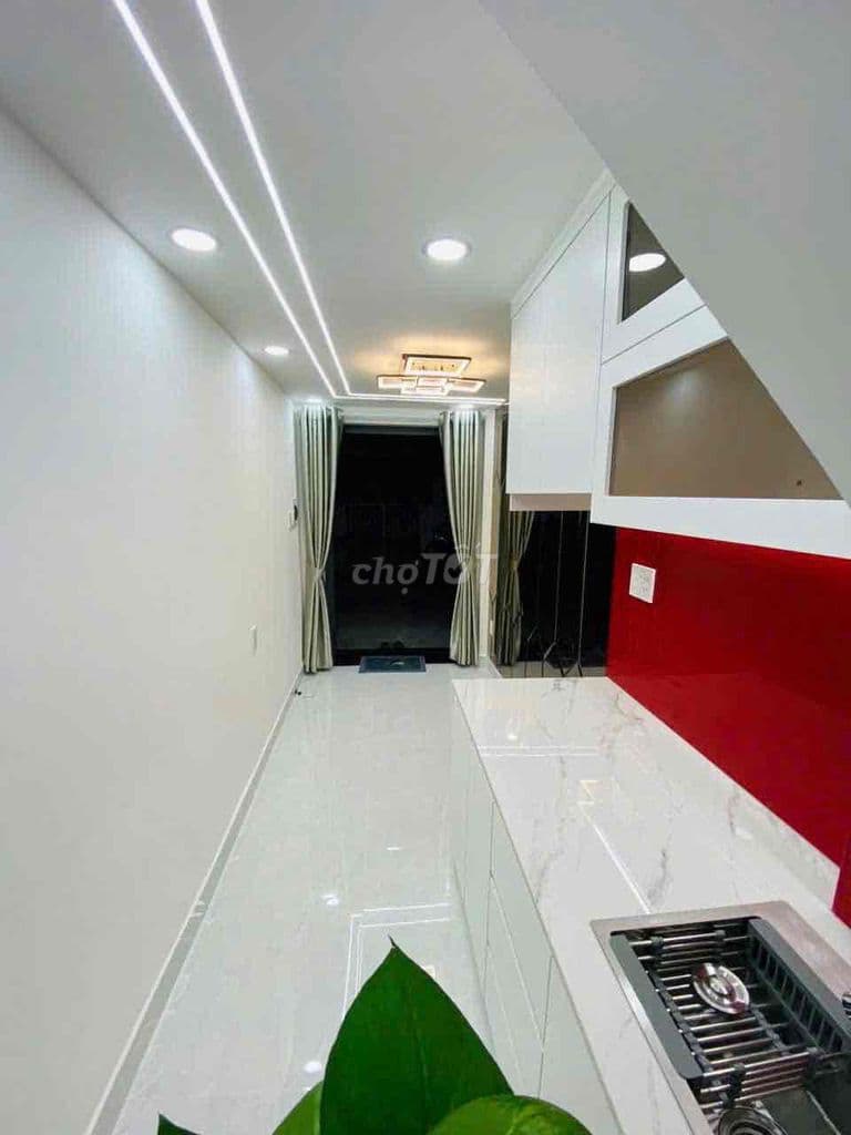 Nhà mới 2 lầu Hẻm 6m thông sát Âu cơ - Ảnh 3