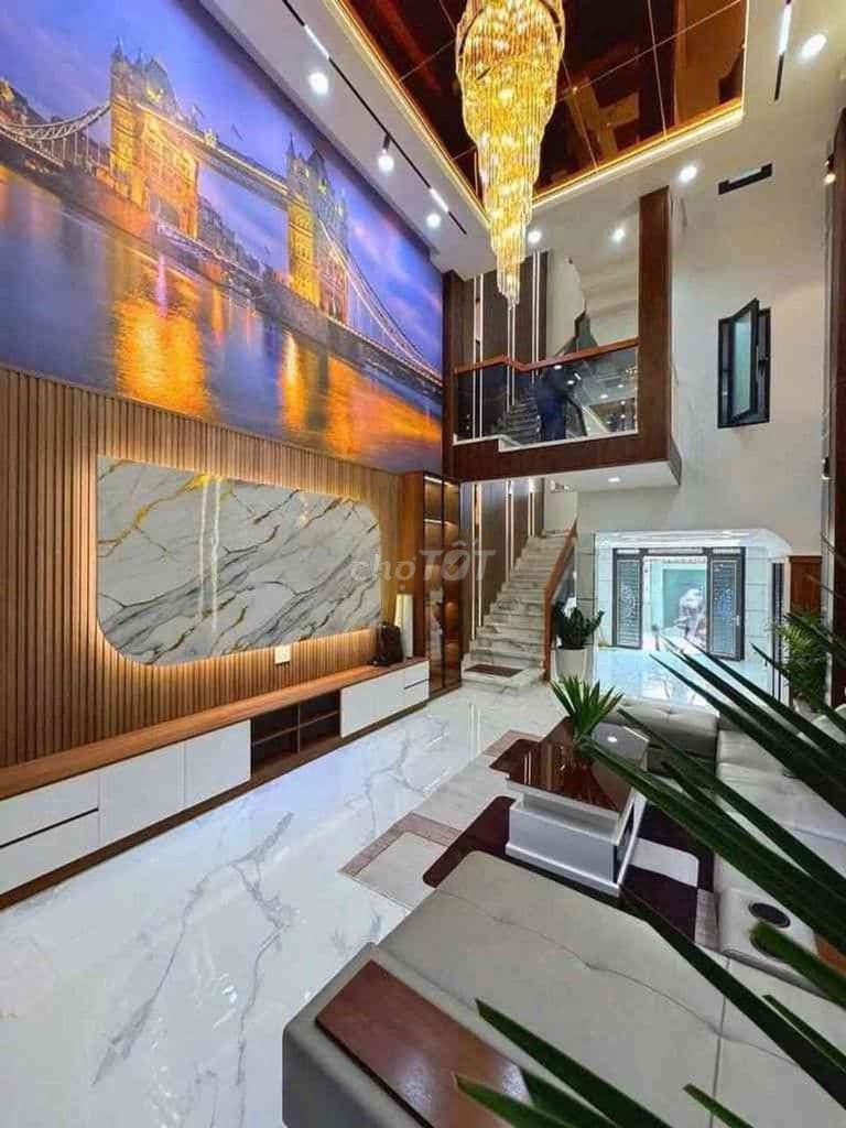 Nhà 6 Tầng 80m2. Đường xe hơi 12 m Ngay Mã Lò Lê văn Quới.