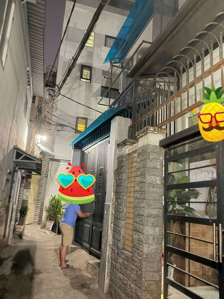 BÁN NHÀ Quang Trung Gò Vấp Gần Ngã 5 , NỞ HẬU 2 MẶT HẺM Rất Thoáng