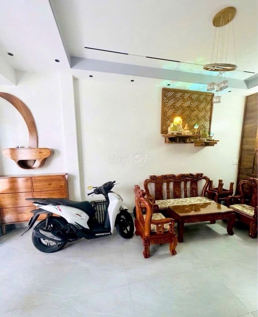 HƯƠNG LỘ 2-HXH-NHÀ ĐẸP NỘI THẤT GỖ CAO CẤP-2 TẦNG BTCT- KHU VĂN MINH - Ảnh 3
