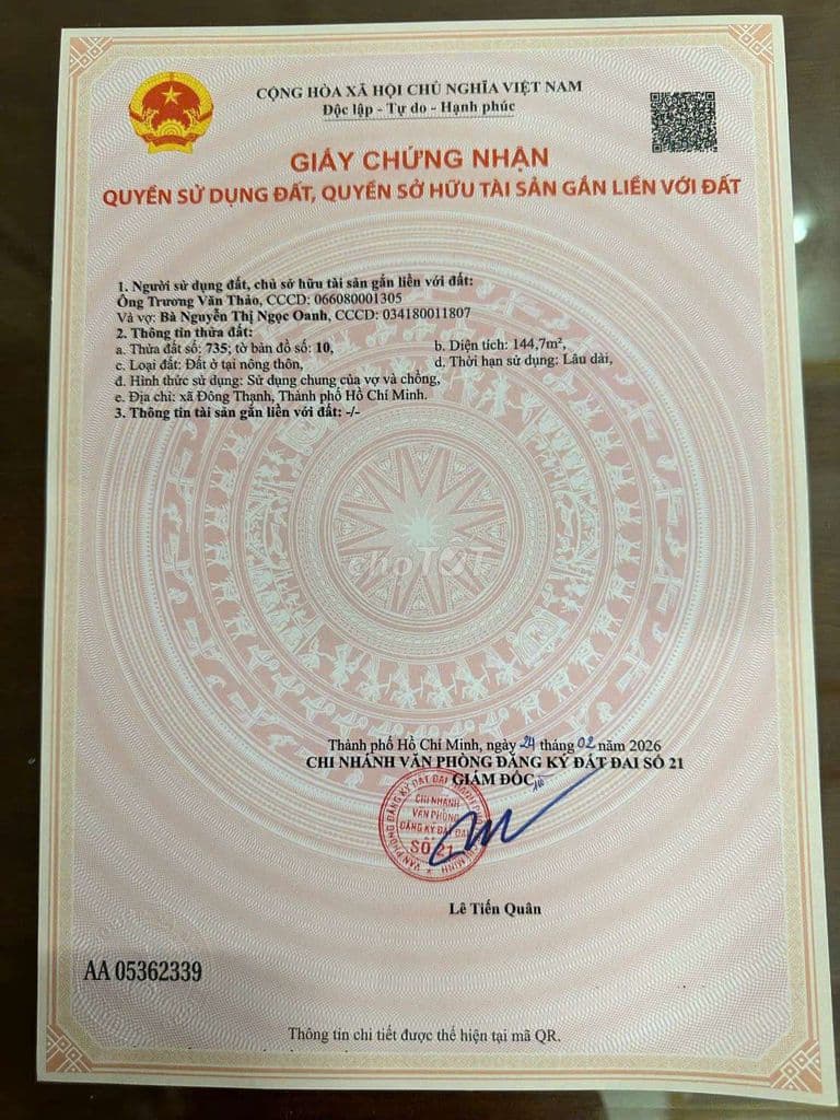 Đất thổ cư KDC HXH đường Bùi Công Trừng vào 1 sẹc - Giá Tốt - Ảnh 3